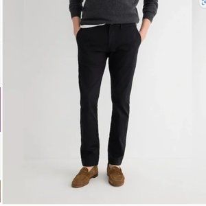 NWT J. Crew Men's Chino 484 Slim Black 31x34 Preppy Business Casual Pants